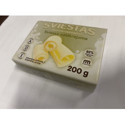 Sviestas 82 %, 200 g.